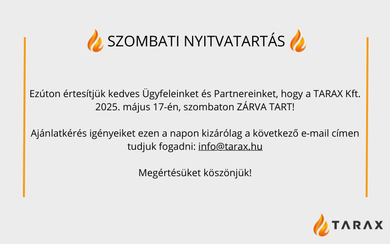 Szombati nyitvatartás 2025 