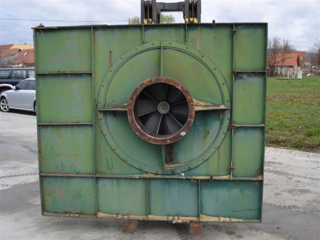 Porelszívó ventilátor 75 kw villamos teljesítménnyel