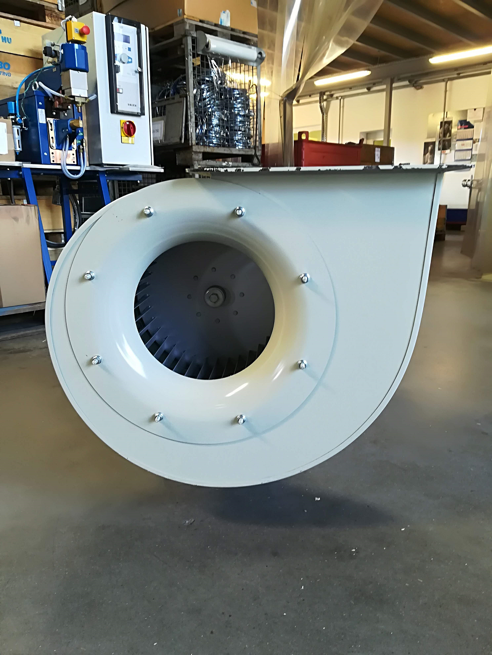 Használatlan, új 11 kW-os Marelli ventilátor